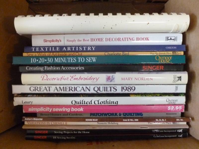 lot 49 image: Sewing Books