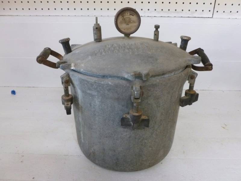 lot 54 image: Antique Pressure Cooker
