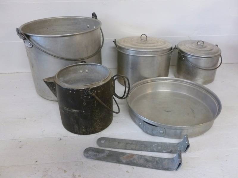 lot 55 image: Vintage Camping Cookware