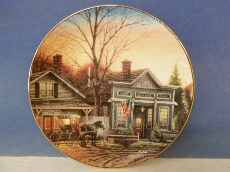 lot 230 image: Terry Redlin Plate Decoration