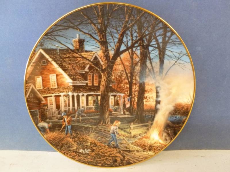 lot 231 image: Terry Redlin Plate Decoration
