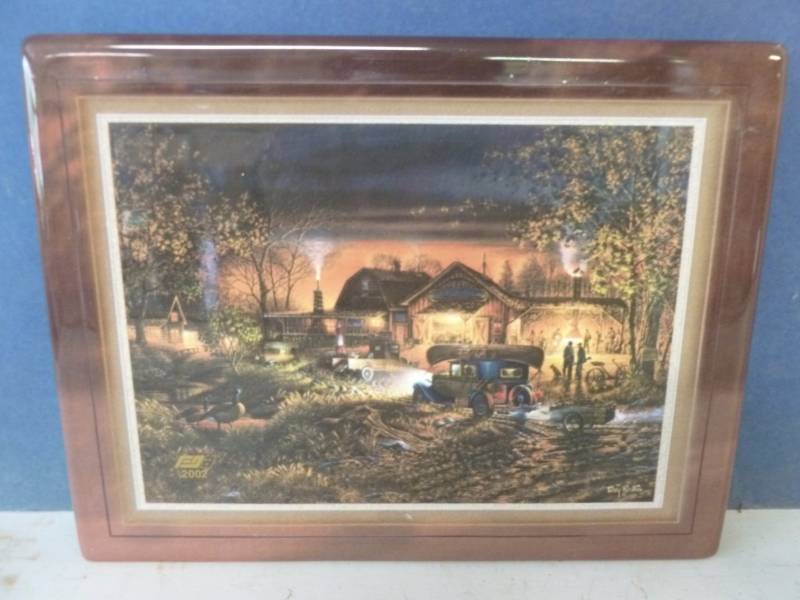 lot 233 image: Terry Redlin Picture Tile