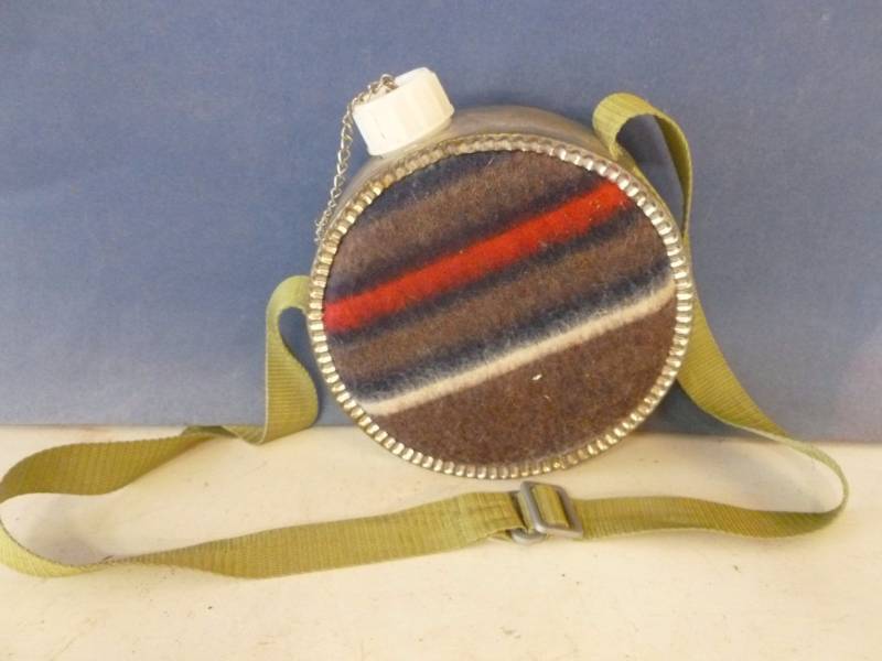 lot 254 image: Vintage Water Canteen