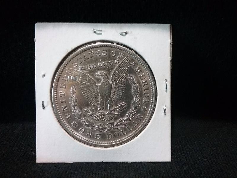 lot 3 image: 1921 Morgan Silver Dollar, Very High Grade, Strong Luster, MS, (Redbook MS value $65)