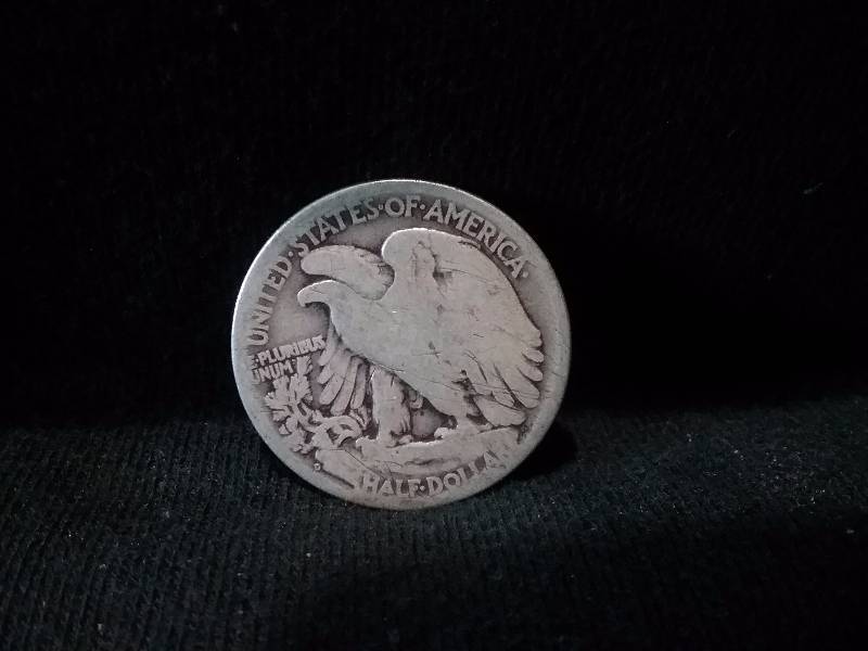 lot 19 image: 1941D Walking Liberty Half Dollar