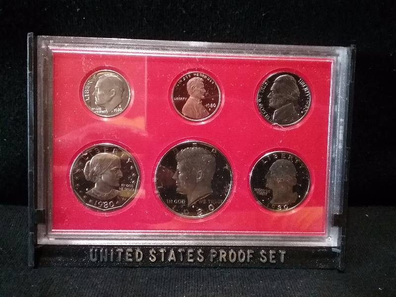 lot 54 image: 1980 US Mint Proof Set