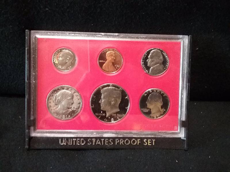 lot 68 image: United States Proof Set - 1981