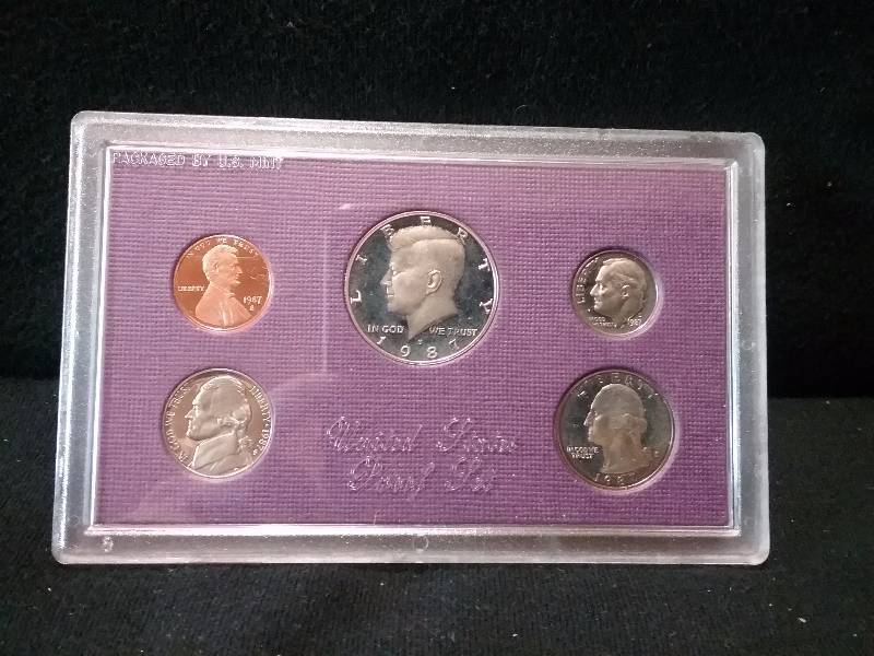 lot 70 image: United States Proof Set - 1987