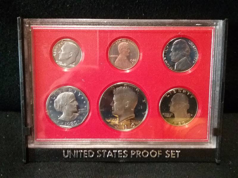 lot 74 image: United States Proof Set - 1980