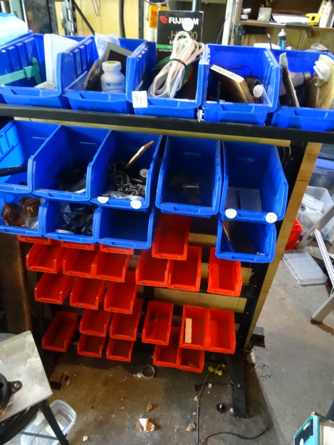 Free Standing Hardware Bin System,