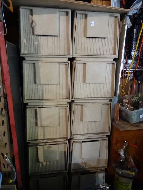 12 Stackable Drawer Bins, 16 X 21 X 14