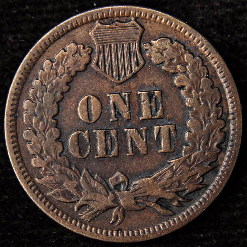 lot 02 image: 1879 INDIAN HEAD CENT IN HIGHER GRADE WITH FULL LIBERTY XF45