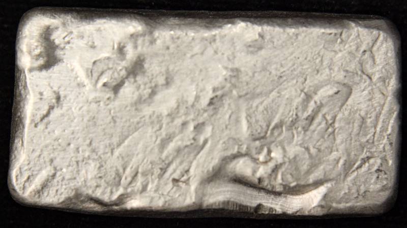 lot 35 image: 2 TROY OZ. .999 FINE SILVER BAR HAND-POURED PROSPECTORS DONT TREAD ON ME