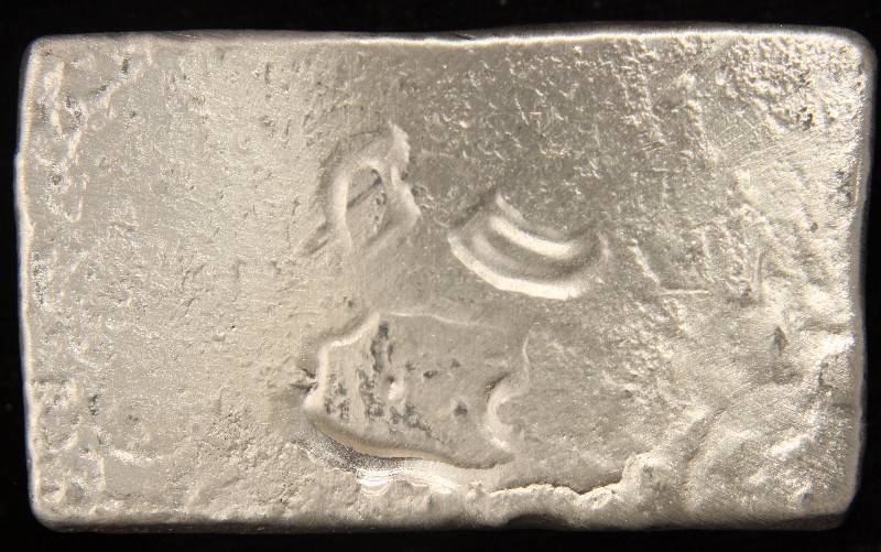 lot 48 image: 4 TROY OZ. .999 FINE SILVER HAND POURED BAR PROSPECTORS GOLD & GEMS