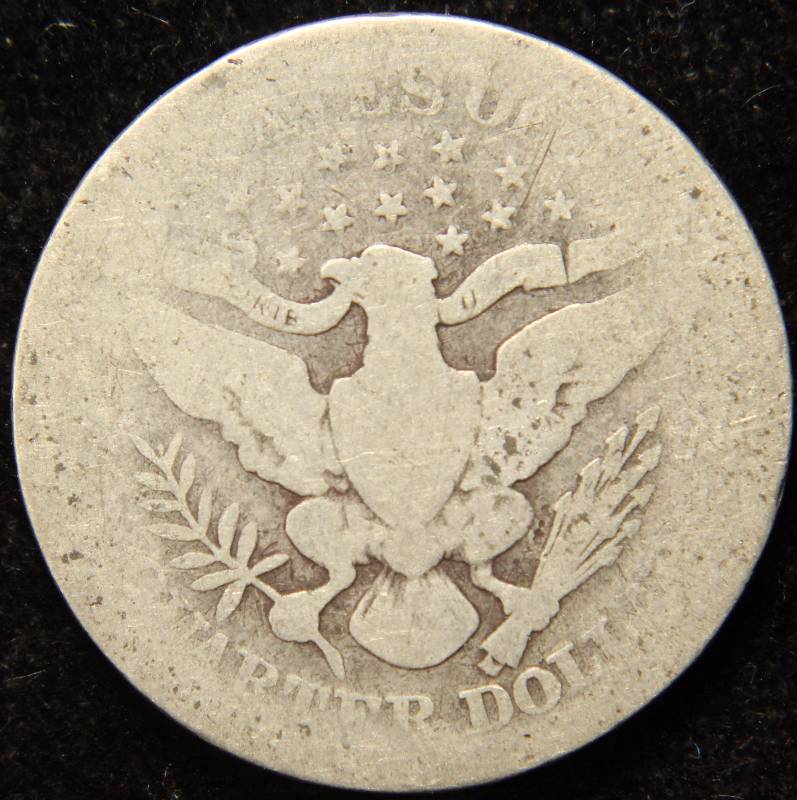 lot 49 image: 1912 BARBER SILVER QUARTER AG
