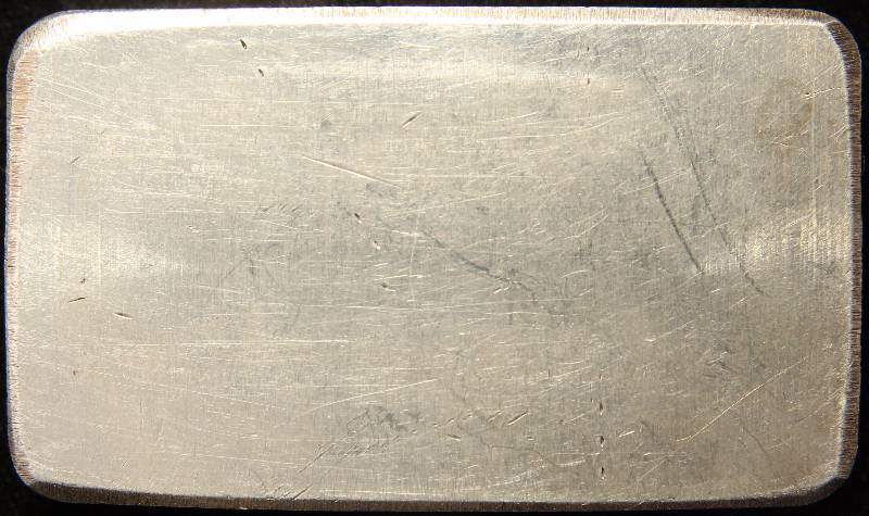 lot 55 image: RARE - 10 TROY OZ. .999 FINE SILVER ENGELHARD BAR POUREDSTAMPED