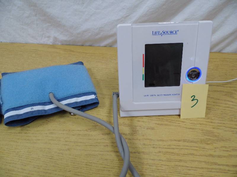 lot 3 image: LifeSource Blood Pressure Monitor