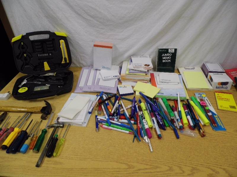 lot 13 image: Note Pads - Pens - Tool Kit