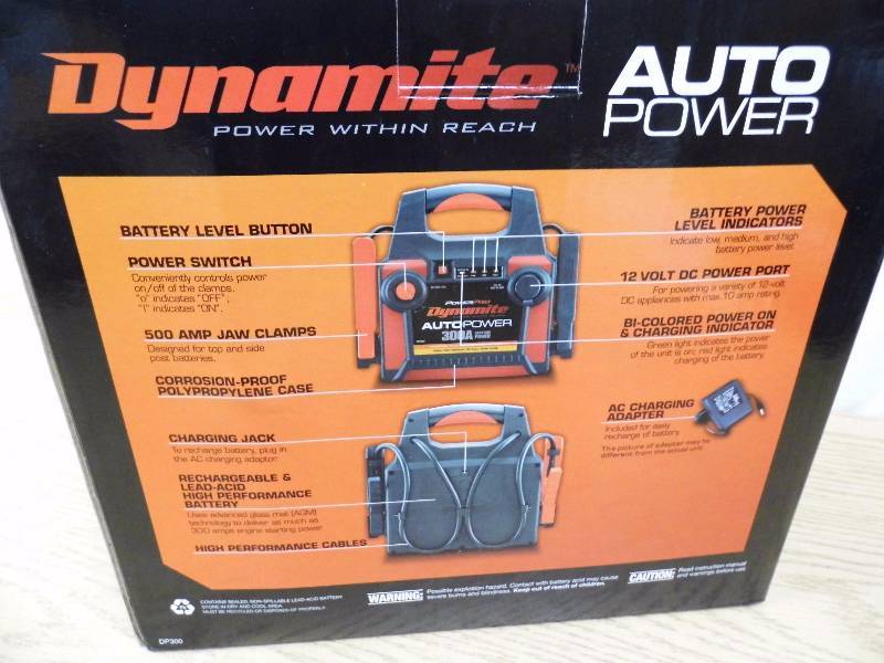 dynamite autopower 300a charge battery