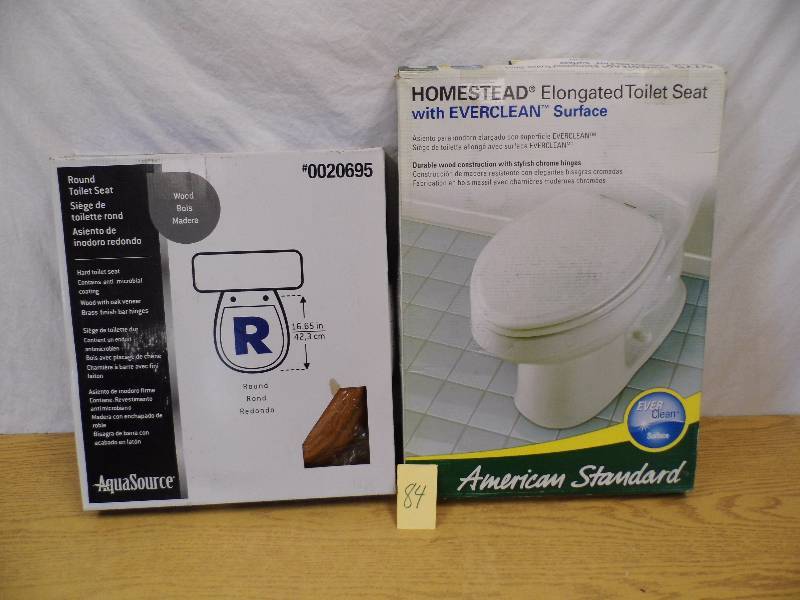 lot 84 image: 2 New Toilet Seats
