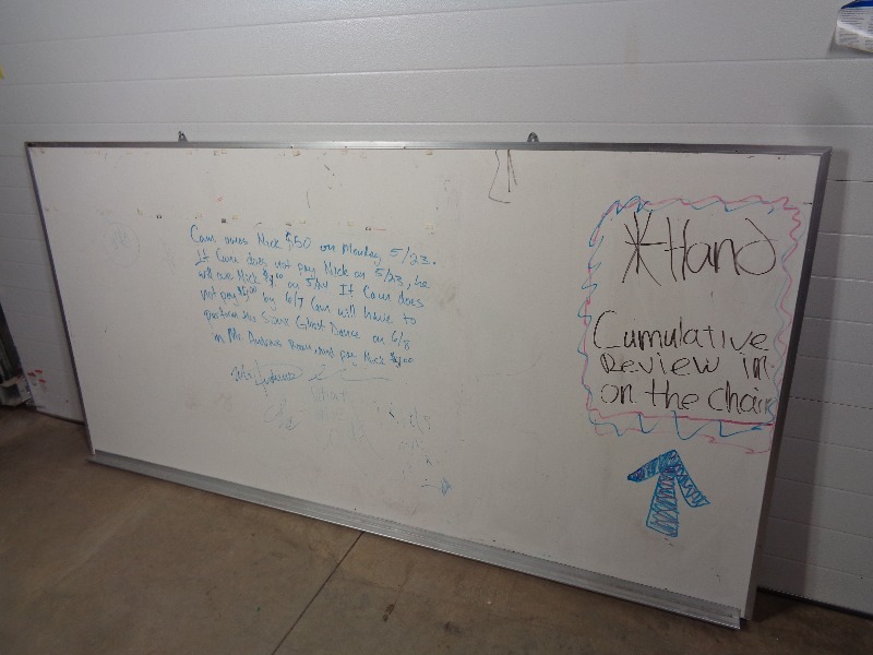 lot 22 image: 8 ft White Board