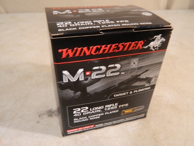 lot 26 image: 500 Rounds of .22 LR Ammo