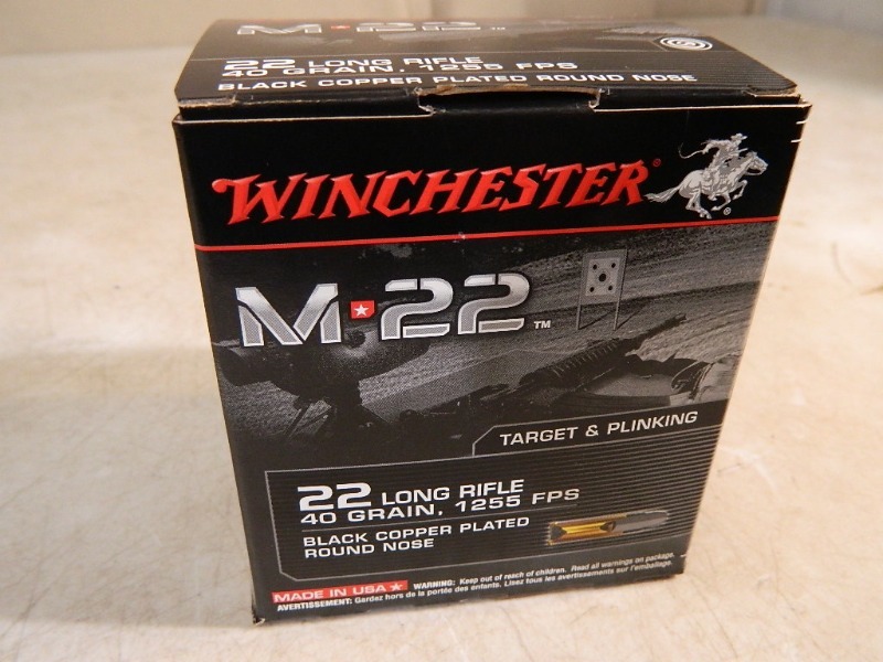 lot 27 image: 500 Rounds of .22 LR Ammo
