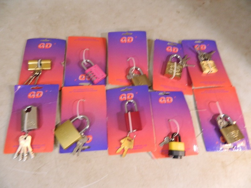 lot 53 image: New Locks with Keys