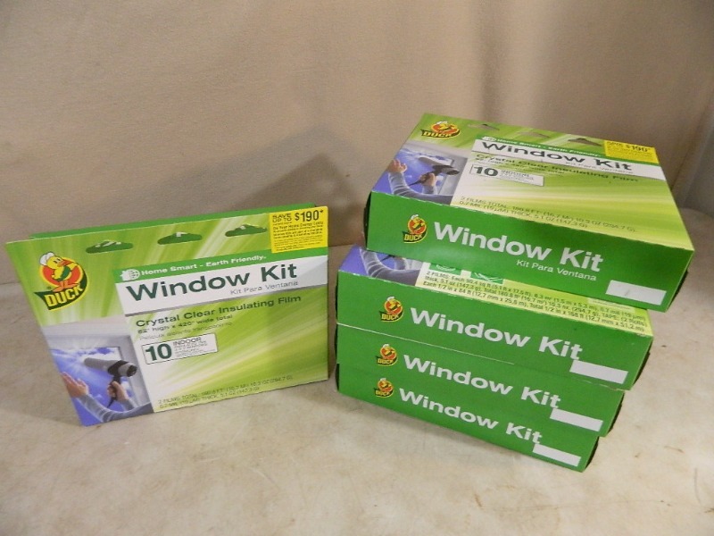 lot 57 image: 5 New Window Kits