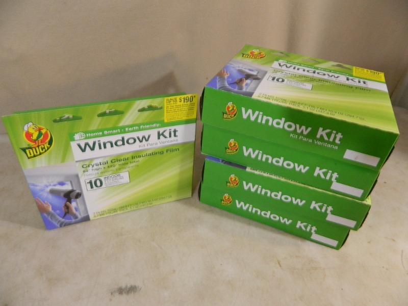 lot 58 image: 5 New Window Kits