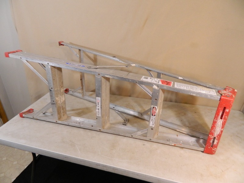lot 74 image: Werner Aluminum Step Ladder