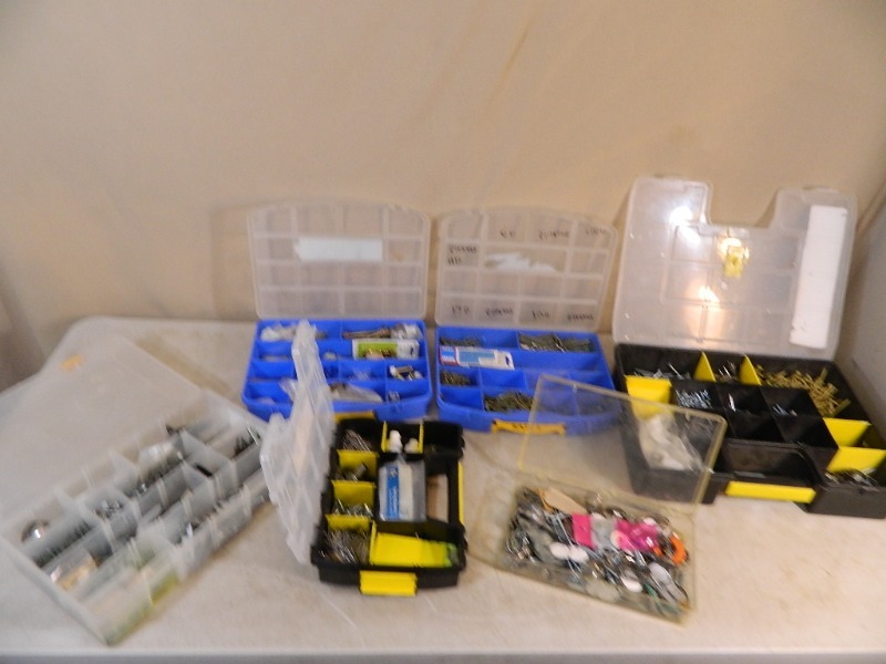 lot 91 image: Organizers Full of Hardware