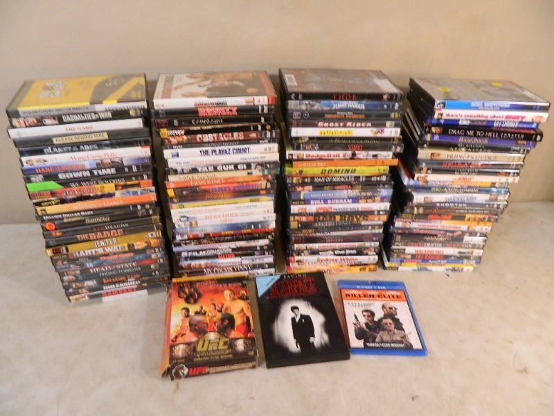 lot 109 image: 120 DVDs
