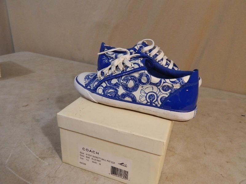 lot 140 image: Coach Shoes with Box