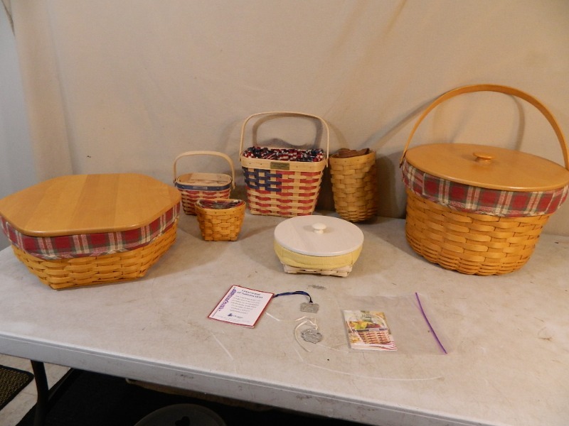 lot 180 image: Longaberger Baskets