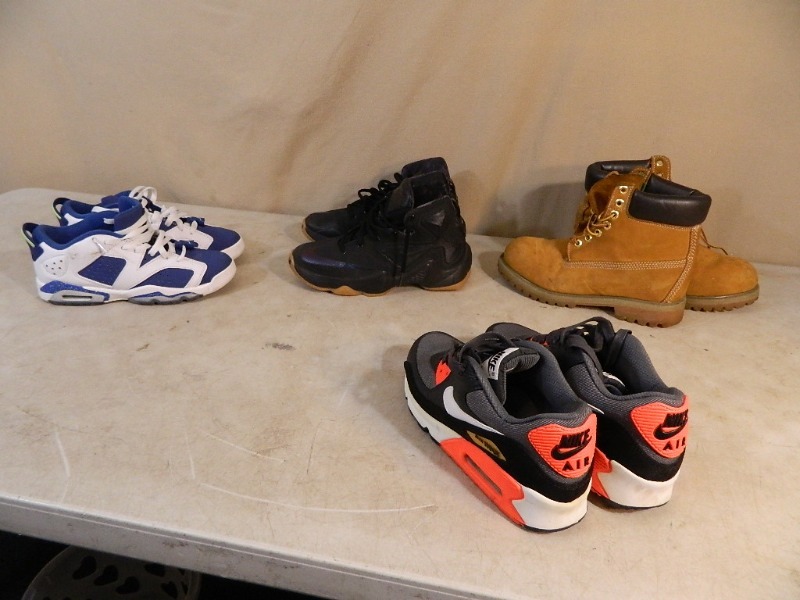 lot 185 image: Nike and Timberland Shoes