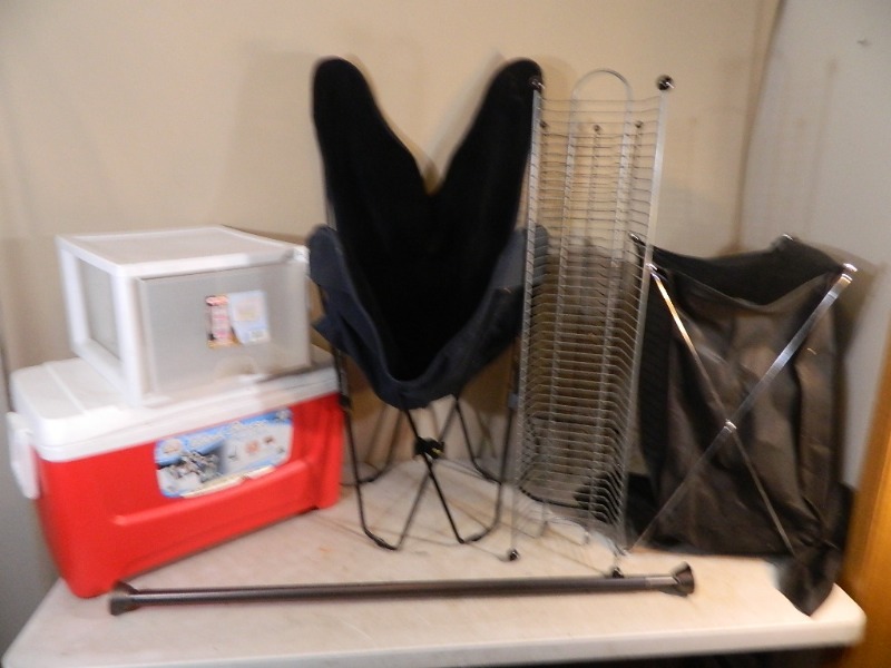 lot 223 image: Cooler, Chair, and More