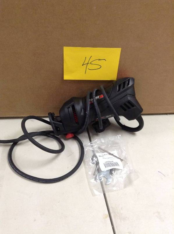 lot 45 image: Rotozip 5.5 Amp Corded 14 in. RotoSaw Spiral Saw Tool Kit with 5 Accessories in like New working conditions