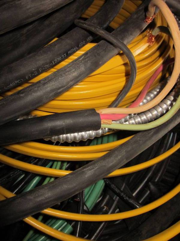Pile of Electrical Wire Industrial Equipment Auction KBID