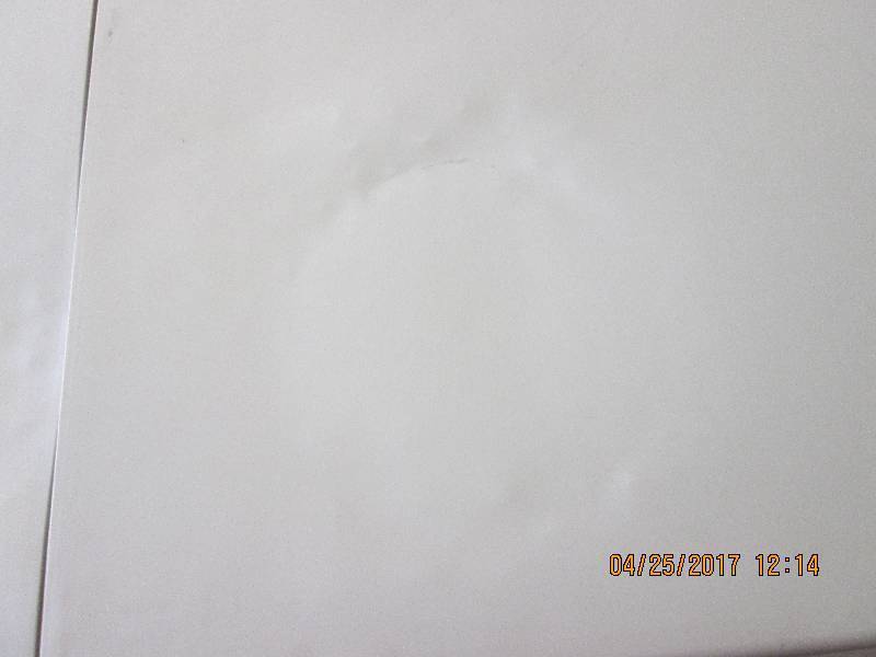 6 foot folding table dented on top ...