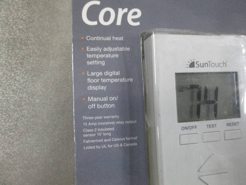 Lot of 2 SunTouch Floor Warming Sun...