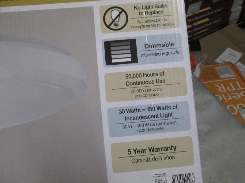 Hampton Bay 20 in 1 Light Bright Wh...