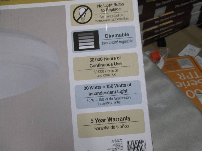 Hampton Bay 20 in 1 Light Bright Wh...