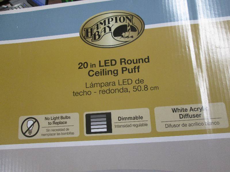 Hampton Bay 20 in 1 Light Bright Wh...