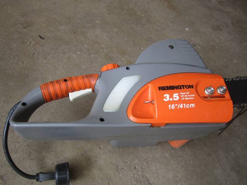 Remington 16 electric chainsaw...