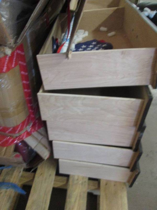 5 brown drawers great for repurposi...