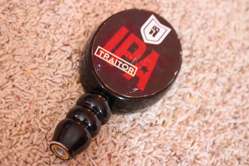 Traitor IPA beer tap...