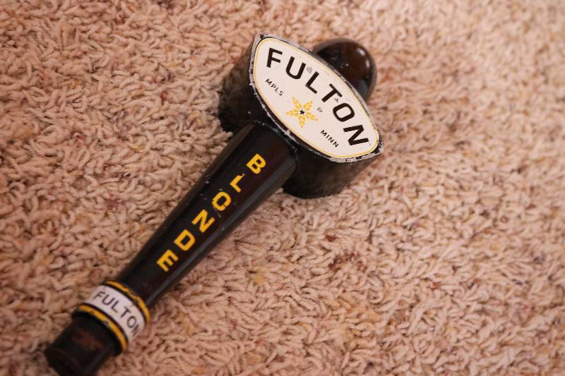 Fulton blonde beer tap...