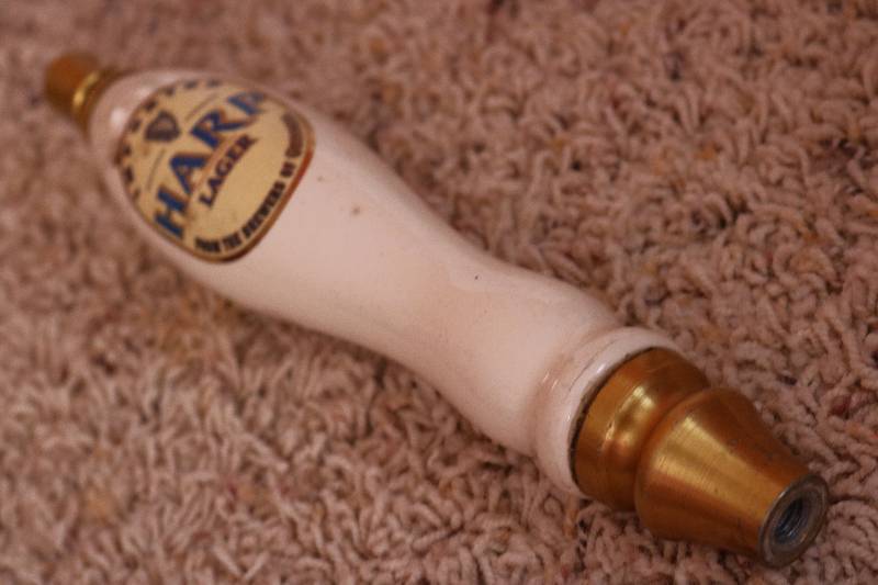 harp lager beer tap...