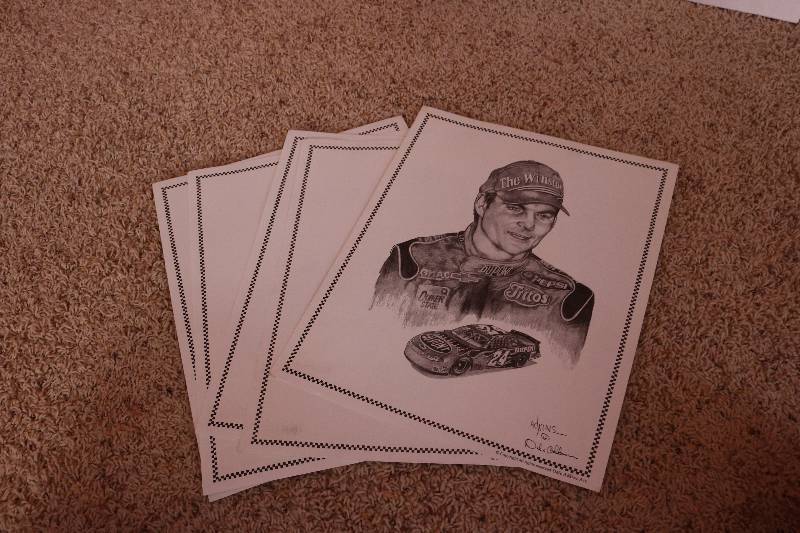 NASCAR Driver Sketch Sport posters...